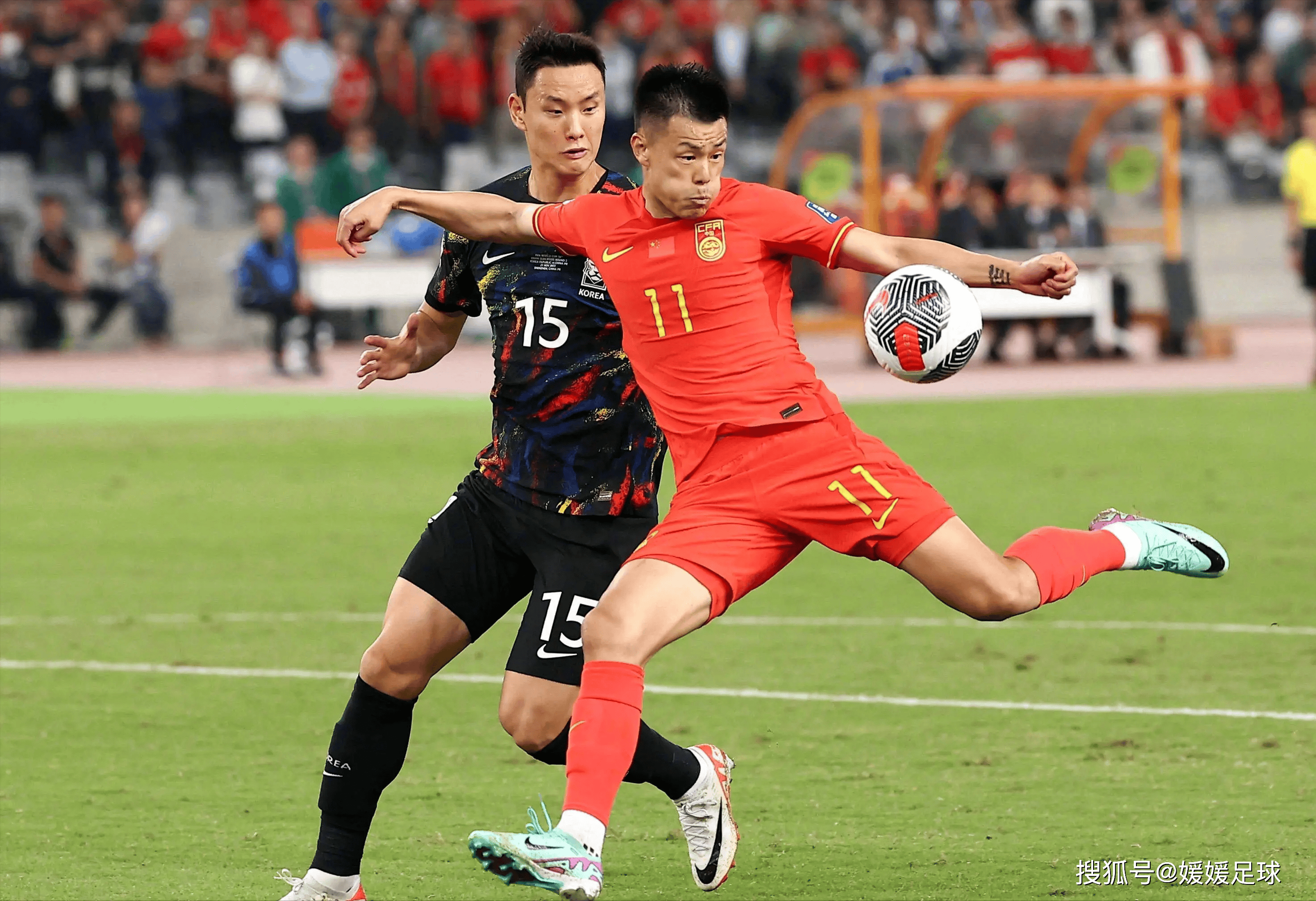 精准的足球技术在比赛中得到体现